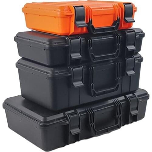 Protective safety Toolbox Equipment box suitcase Impact resistant Instrument case Shockproof Plastic Sealed Tool Box with sponge