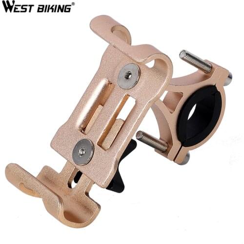 WEST BIKING Bike Phone Holder 360 Universal Phone Holder Bicycle Mount Holder For Phone And GPS Support Cycling Bracket Mount