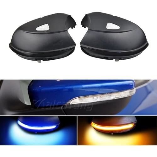 For VW Passat CC B7 Beetle Scirocco Jetta MK6 Flashing Water Rearview Side Dynamic Turn Signal Light Rearview Mirror Indicator
