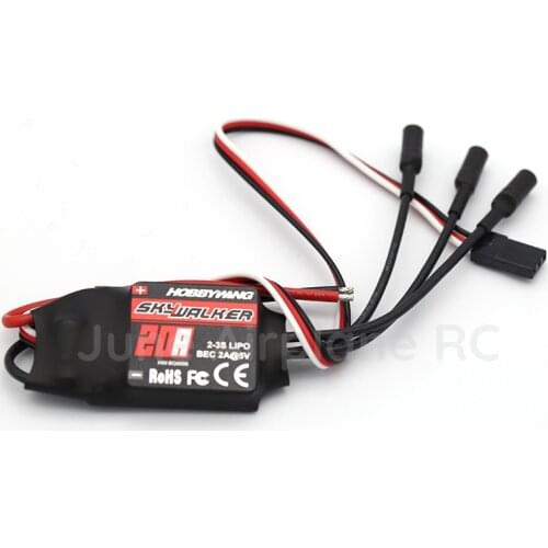 High quality Hobbywing SkyWalker Brushless ESC 20A 2-3S Lipo Speed Controler