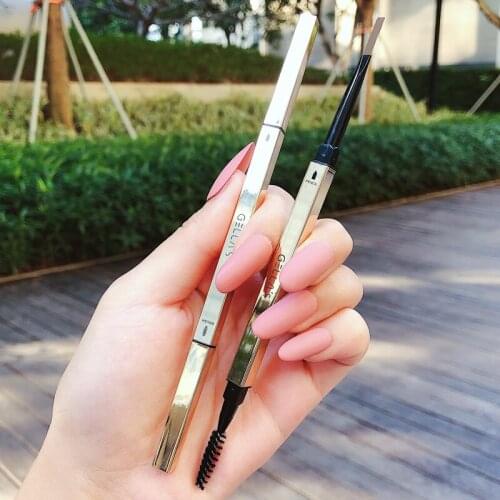 Natural Makeup Eyebrow Pencil Eye Brow Tint Paint Tattoo Waterproof Long Lasting Makeup Brown Color Eyebrow Pen Cosmetic