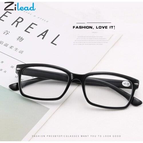 Zilead Comfortable Ultralight Reading Glasses Men Women Presbyopia Antifatigue Eyewear with +1.5 +2.0 +2.5 +3.0 +3.5 +4.0 Oculos