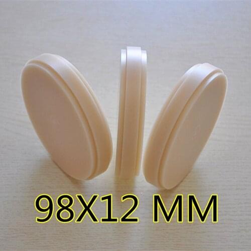 Wholesalers 50 Pieces OD98*12mm Dental Lab Materials PMMA Blocks CAD CAM Wieland System Dental PMMA Disc For Teeth Mold Crown