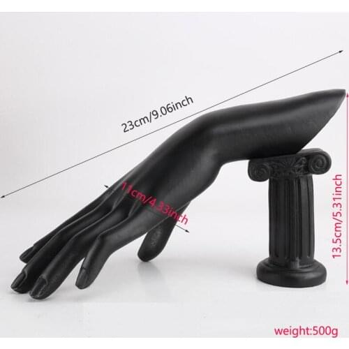 New Wholesale Resin Jewellery Stand Storage Hanging Bracelet Holder Ring Jewelry Display Props Attractive Artificial Hand Design