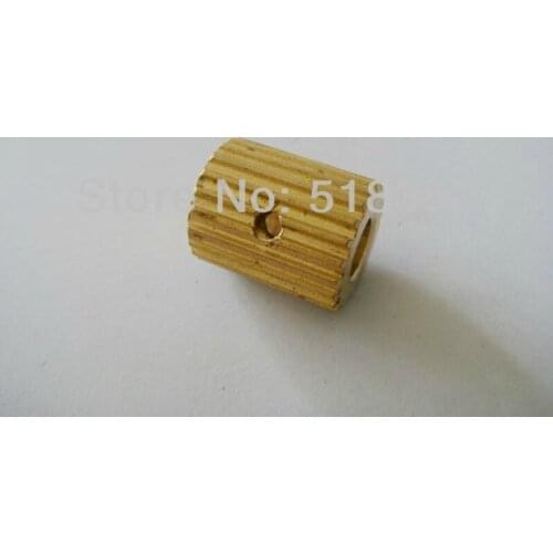OD13mmx ID6mmx H16mm Motor Gear in Brass with 21 Teeth for Jinma EDM Drilling Machine Parts