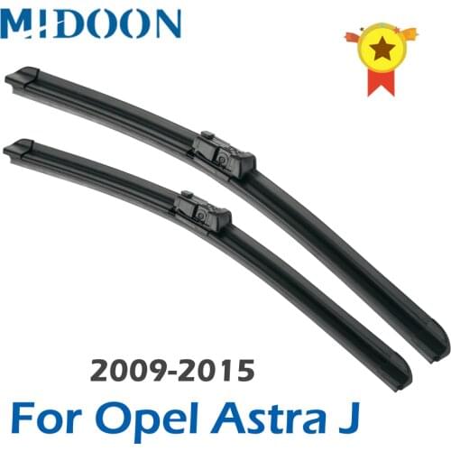 MIDOON Wiper Blades for Opel Astra J 27"& 25" Fit push button Arms 2009 2010 2011 2012 2013 2014 2015