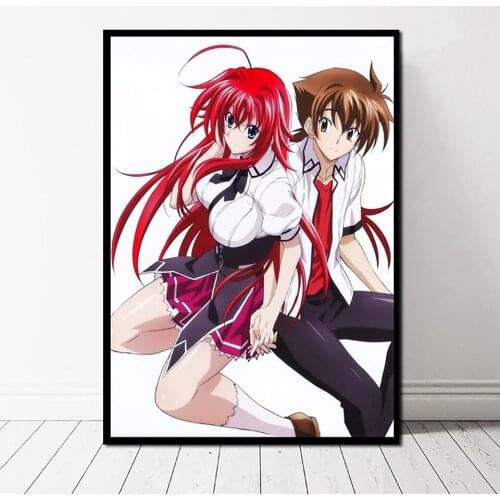 Embroidery Full Square Drill 5D Diamond High School Dxd Painting Cross Stitch Animation Home Decor Picture Handmade Wall Sticker