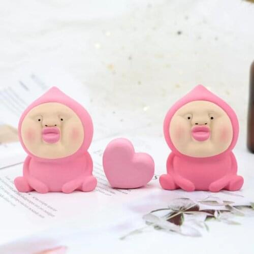 New Funny Cartoon Body Type Candle Mold DIY Kobito Dukan Aromatherapy Candle Mold Candle Making Kit Soap Making Mold Candle Mold