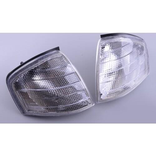 1 Pair Car Clear Corner Turn Signal Light Lamp 2028261143 2028261243 Fit for Mercedes Benz C Class W202 1994 1995 1996 1997-2000
