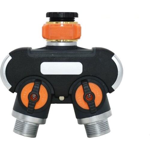 3/4 inch 2 way tap garden hose splitter garden tap irrigation valve splitter watering 1pcs