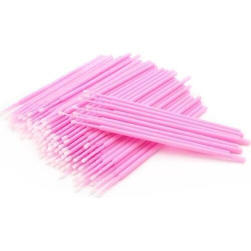 200 PCS Disposable Micro Applicators Brushes Latisse applicator for Eyelashes Extensions and Makeup Application