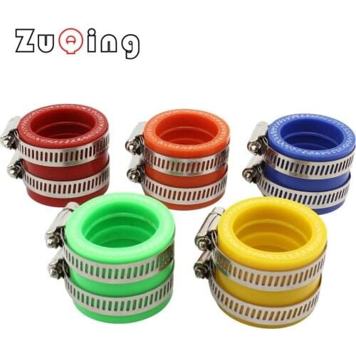 5 Colors 35mm Motorcycle Carburetor Rubber Adapter Inlet Intake Pipe For MIKUNI KEIHIN OKO KOSO PWK Carburetor accessory