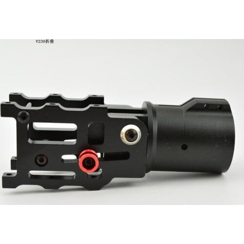 Aluminum Alloy 25mm 30mm 35mm Fold Arm Round Connector Agricultural Quadcopter Agriculture Drone Multicopter Folding Arms Piece