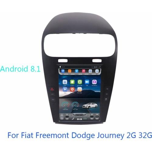 9.7 Inch Android 8.1 Tesla Screen Car Multimedia Player GPS Navigation WIFI Radio Suitable for Dodge Journey and Fiat Fremont