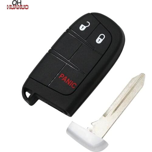 2+1 Buttons Keyless Smart Remote Key Case for Chrysler Dodge Journey 2011-2015 3 Buttons +Blade Key Shell Fob