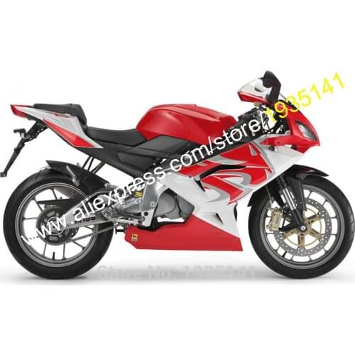 For Aprilia RS125 Body Kit 2007 2008 2009 2010 2011 RS 125 07-11 Red Lion head Motorbike Fairing (Injection molding)