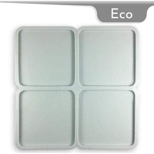 Mold-it Eco Coaster Square Silicone Mold Epoxy Resin Mold Diy Silicone Making Molds Mould Crystal Craft UV Frame Plate