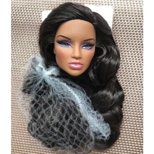 FR Doll Heads Beige Brown Black Skin Rare Collection Doll Parts 12Joints Movable Super Model Doll Body Poppy Parker Toy Figure