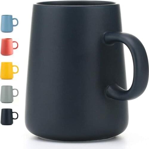 Ceramic Tea Cup Extra Large Mugs Coffee Cups Wide Ceramic Frosted Ceramic Cup Big Coffee Cup Mug Tea Cup With Spoon for Office