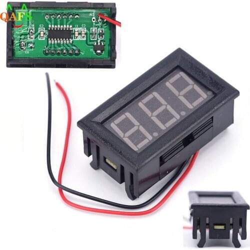 Mini voltmeter tester Digital voltage test battery DC 0-30V red auto car