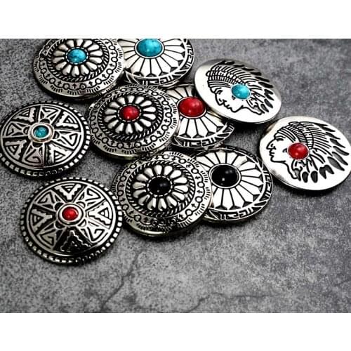 5-piece Set Handmade DIY Leather Buckle, Backpack Cloth Buckle, Wallet Coin Buckle, Handbag Inlaid Buckle