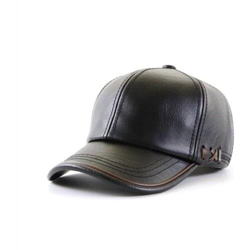 New autumn and winter hats plus velvet warmth mens outdoor baseball caps fashion all-match Peaked cap