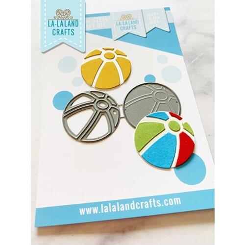 Beach Ball 2021 Metal Cutting Dies For DIY Scrapbooking Crafts Dies Cut Stencils Maker Photo Album Template Handmade Decoration