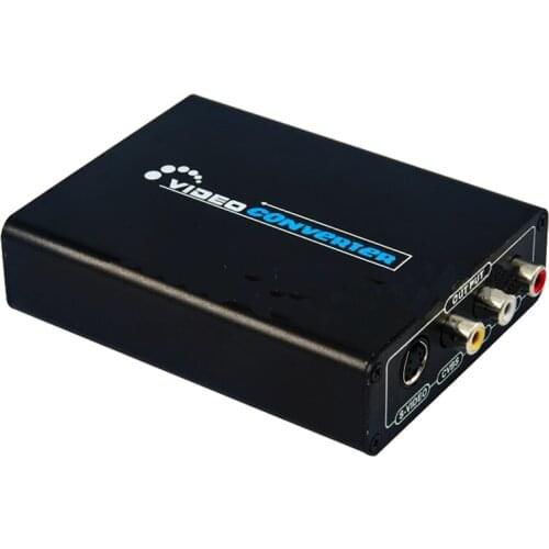 HDMI-compatible to AV S-Video CVBS Video Converter HDMI-compatible to SVIDEO+S VIDEO Switcher HD 3RCA PAL/NTSC Switch for TV PC