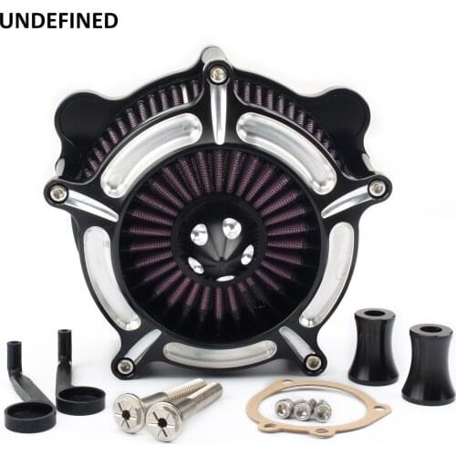 Motorcycle Air Filter Turbine Spike Air Cleaner Filter System For Harley Softail Touring Dyna FXR 1993 - 2017 filtre a air