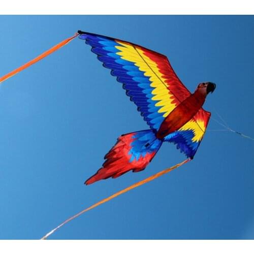 Outdoor Sports Flying Toy Children Gift Easy To Fly Kite Colorful Parrot Kite Large Bird Single Line To Prevent Tearing Kite
