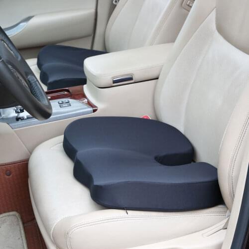 High Quality Car Cushion Set Memory Foam Car Lumbar Support Set Back Lumbar Neck Pillow Seat Cushion for Driving Office Home