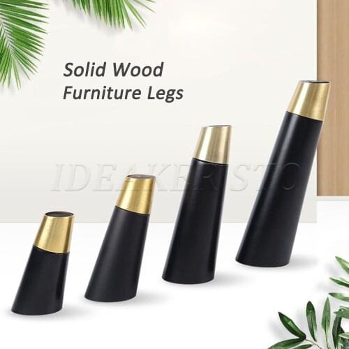 Bathroom Cabinet Solid Wood Leg Oblique New Chinese Style Furniture Foot Dining Chair Foot Tea Table Foot Bed Sofa Foot