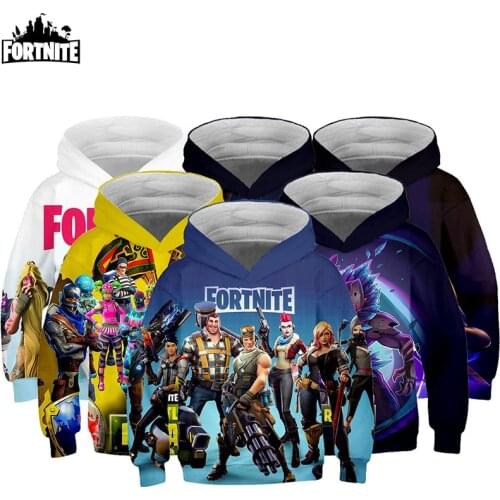 2021 Original Fortnite game figures Cosplay Hooded Jackets Clothes Men Women Hoodies Sweatshirts Hoodie Top Childrens Gifts