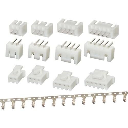 5set/sets XHB connector connector XH2.54mm with lock straight / bent seat plug crimping terminal 2p 3p 4p 5p 6p 7p 8p 9p 10p 11p