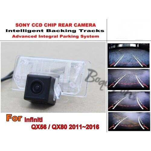 Car Rear View Camera For Infiniti QX56 / QX80 2011~2016 Intelligent Reversing Backup Parking Camera Night Vision Waterproof CCD