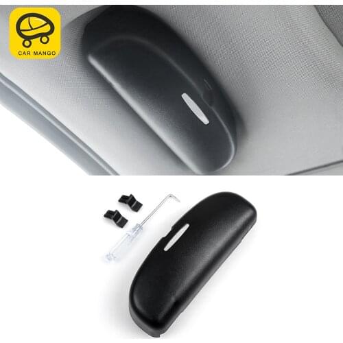 CarManGo Car Accessories Sunglass Case Eye Glasses Box Case Holder Organizor Decoration for BMW 1 3 5 7 Series X1 X3 X4 X5 X6