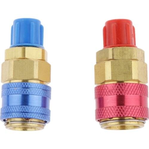 Quick Couplers Connector Fr R134a Car Automobile A/C Adapter