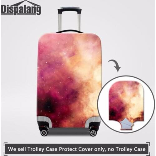 Dispalang Travel Luggage Accessories Elastic Protective Cover Universe Space Galaxy Star Suitcase Dust Rain Cover Baggage Cover