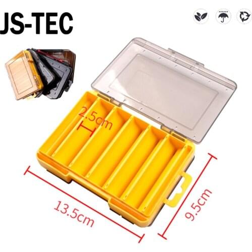 12 Baits Lure Case 135*95*35mmTackle Box 2 Sided Squid Jigs Box Container Organizer Storage Case Fishing Accessories N0345