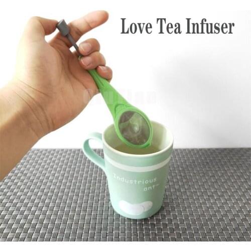 Healthy Food Grade Flavor Total Tea Infuser Gadget Measure Swirl Steep Stir and Press Plastic Tea&Coffee Strainer Tea Filter