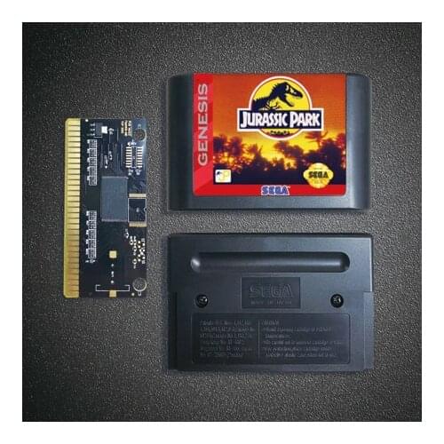 Jurassic Park - 16 Bit MD Game Card for Sega Megadrive Genesis Video Game Console Cartridge
