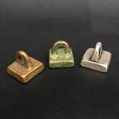 Classical bronze seal, Exquisite small copper button seal
