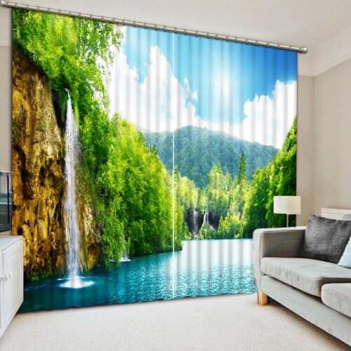 Beautiful Photo Fashion Customized 3D Curtains scenic curtains