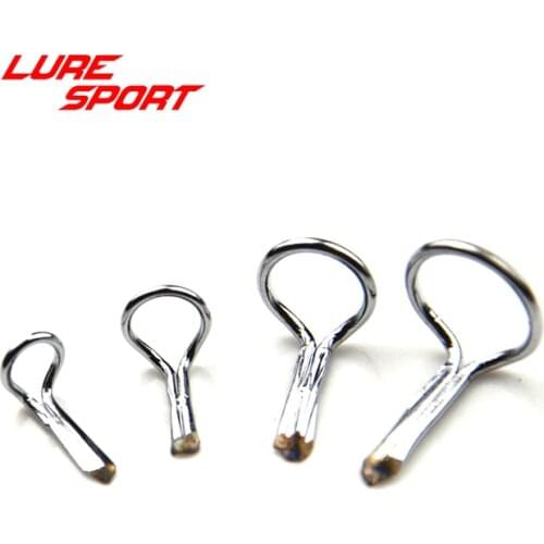 30 pcs MOG fly rod guide Steel Ring guide silver frame rod repair Fishing Rod Building component Repair DIY Accessory