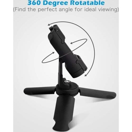 Mobile Mini Tripod Stand Vlog Tripod Monopod For Gopro 8 Max iPhone 11 Xiaomi 360 Rotating Phone Holder Clip Stand Phone Tripod