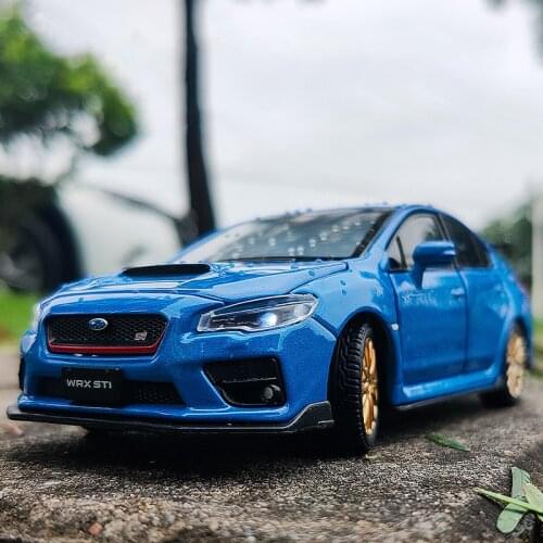 1:32 Subaru STI 2016 Supercar Alloy Car Model Diecast Toy Vehicle High Simitation Cars Toys For Children Kids Xmas Gifts