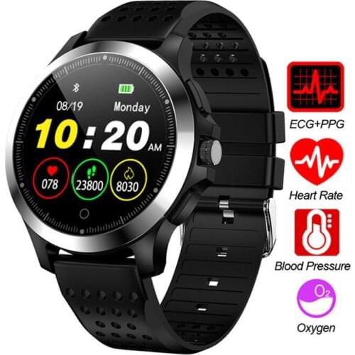 Fashion Casual Sport Smart Digital Watches for Men Women with ECG PPG Heart Rete Monitoring Waterproof Bluetooth Watch
