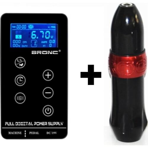 New Arrival Rocket Tattoo Rotary Machine Japan Motor Strong Quiet with Bronc Power Tattoo Kits Supply Free Shipping