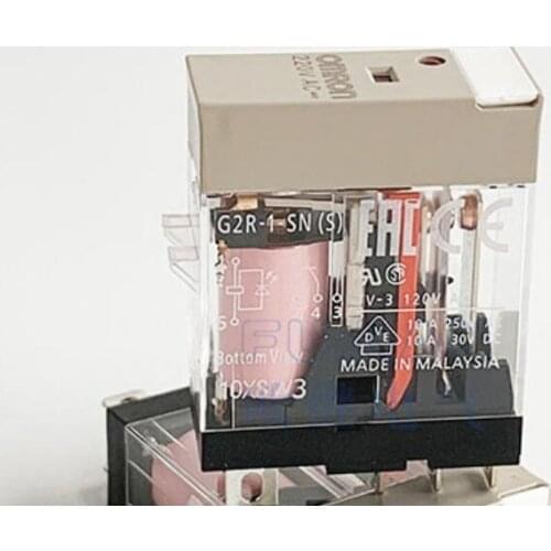 Original genuine Omron relay 8-pin 8-pin with lock swing lever G2R-2-SNI 24VDC DC