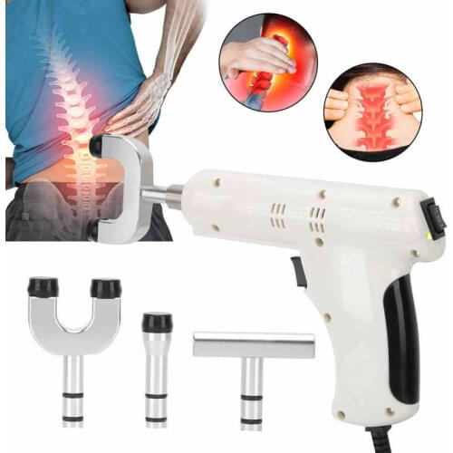 Electric Cervical Spine Massager Back Neck Chiropractic Adjustment Corrector Relief Joint Pain Head Arms Relax Massage Tool